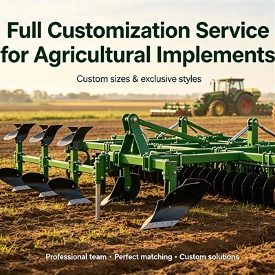 Sono supportate le dimensioni e lo stile personalizzati degli attrezzi agricoli