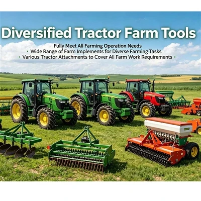 Attrezzi agricoli per trattori diversificati per soddisfare tutte le esigenze...